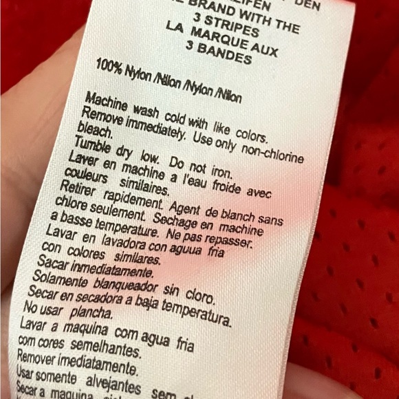 Adidas Wisconsin Badgers Youth XL(18/20) Red Football Jersey #7 Minor Read - Picture 7 of 9